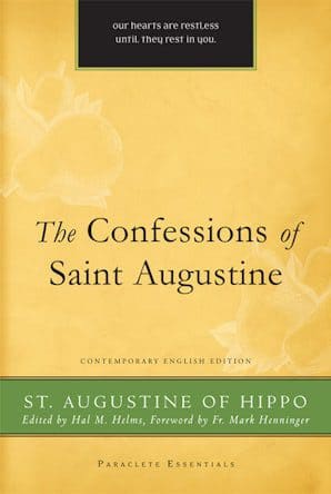 Book cover: The Confessions of Saint Augustine.