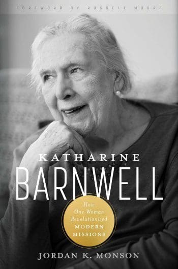 Elderly woman smiling on book cover.
