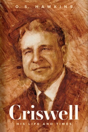 Portrait of a man on book cover.