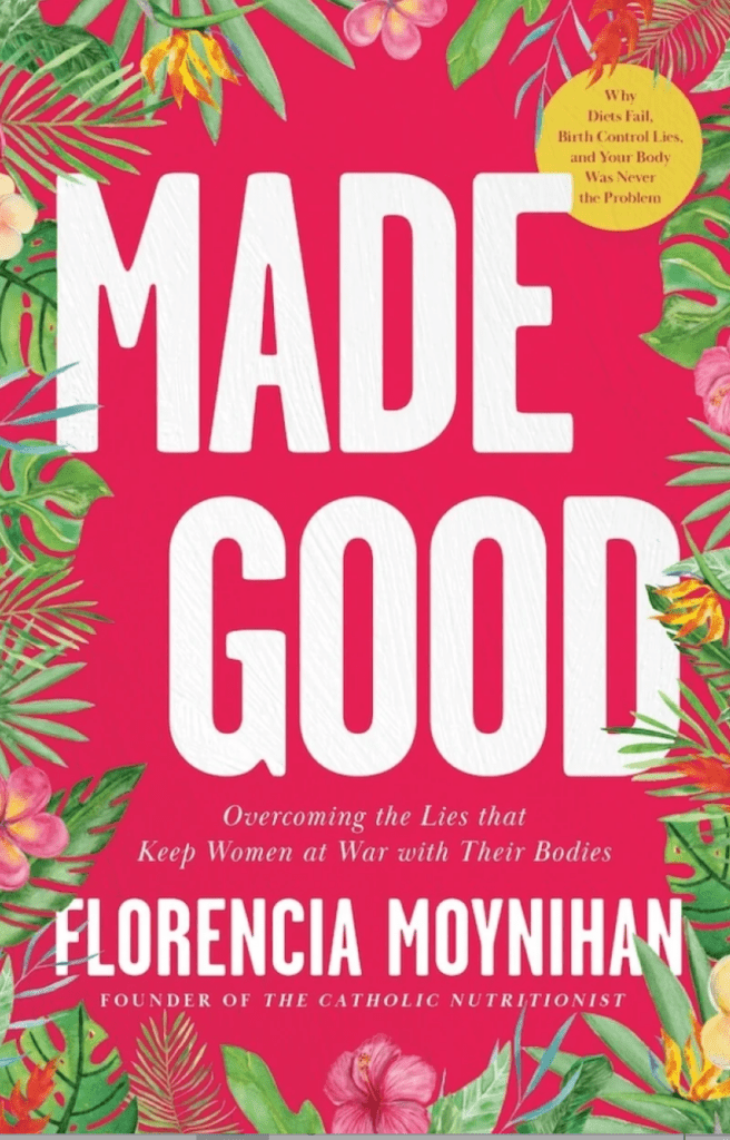 Made Good" book cover with floral design.