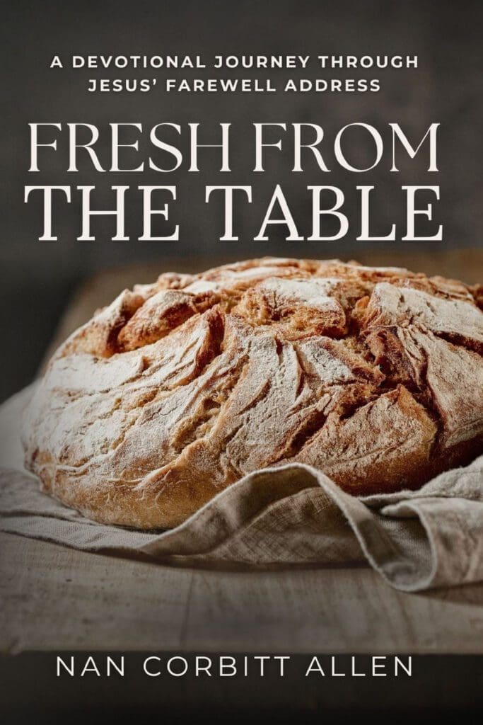 Book cover with rustic bread