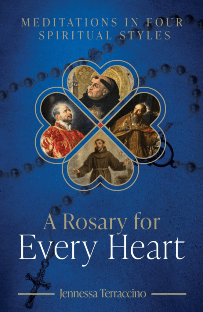 Book cover: A Rosary for Every Heart.