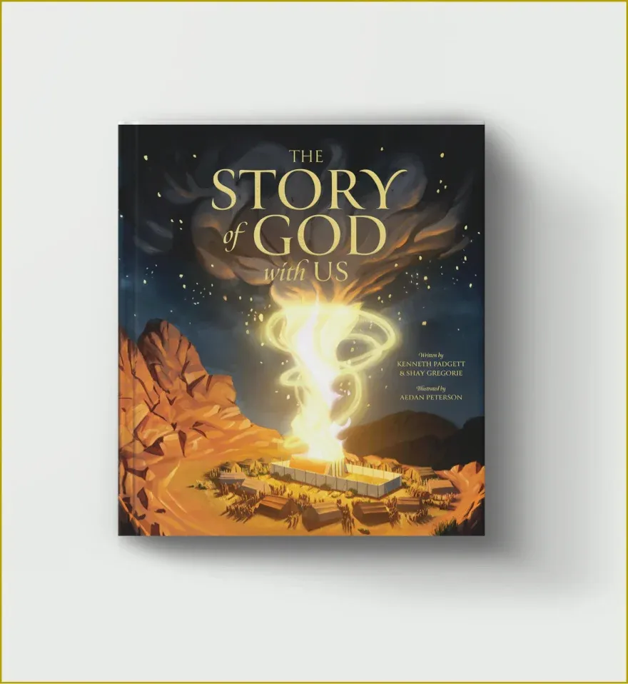 Illustrated book cover with swirling light.
