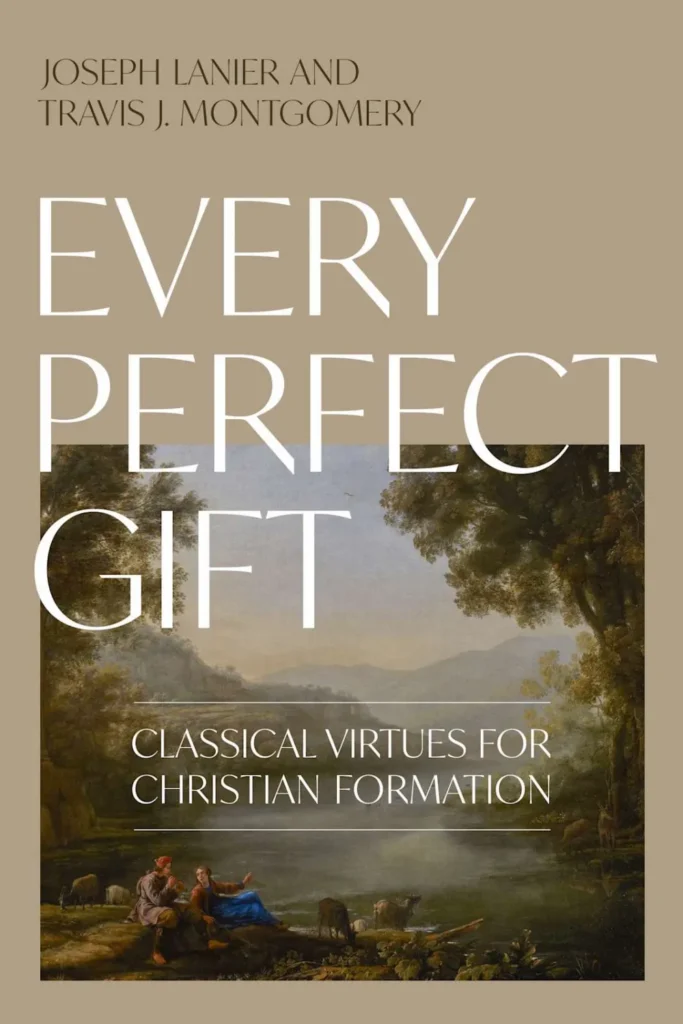 Classical virtues themed book cover