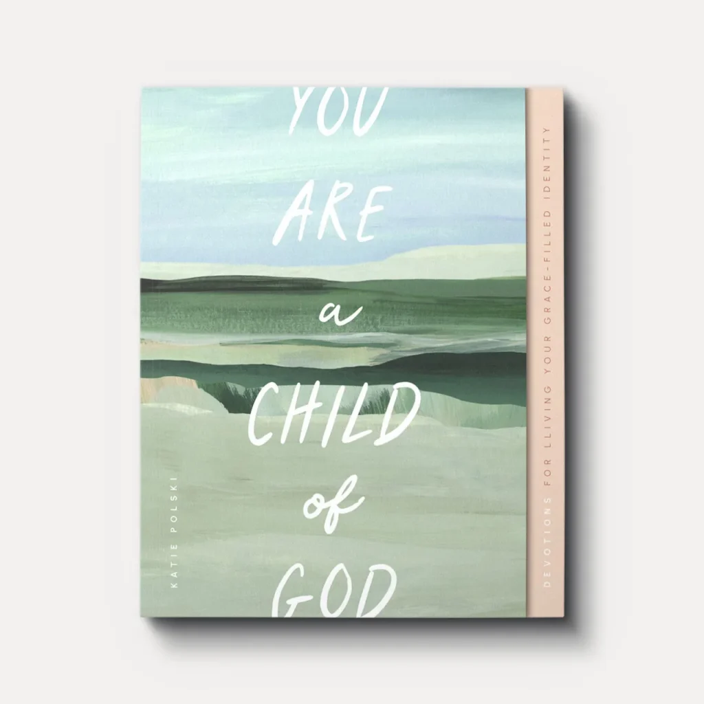 Devotional book with serene design