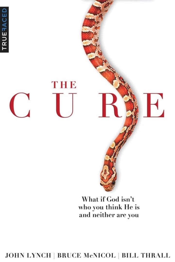 The Cure book cover with red snake