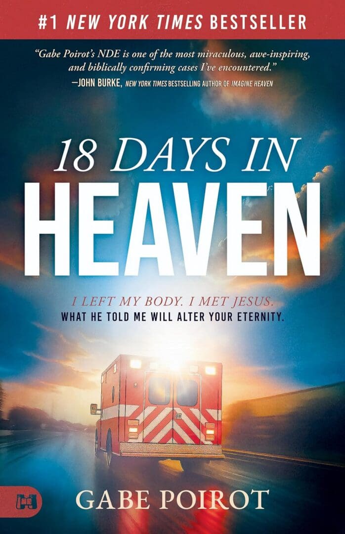 18 Days in Heaven book cover with ambulance